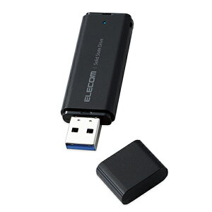 �G���R�� ELECOM ESD-EMC0500GBK �u���b�N SSD �O�t�� 500GB USB3.2 Gen1 �Ǐo�ő�400MB/�b ESDEMC0500GBK