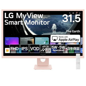 yۏؕtzLGGNgjNX(LG) 32SR50F-P LG MyView Smart Monitor 31.5^tHD sN webOSڃfBXvC