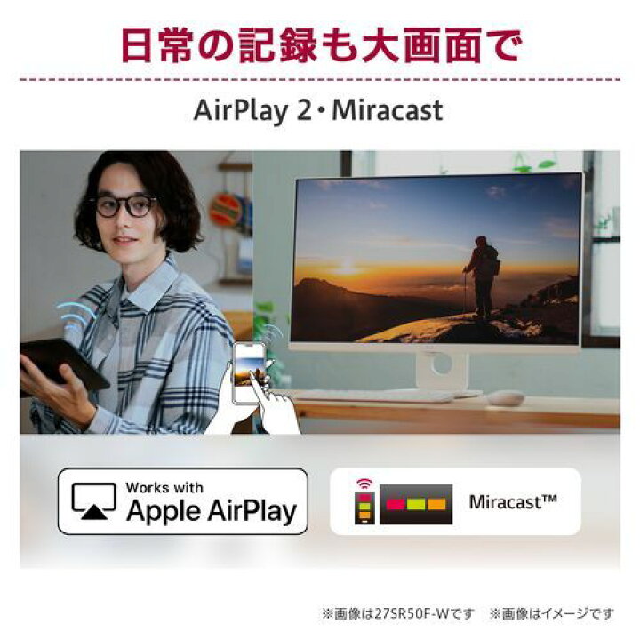 楽天市場】LGエレクトロニクス(LG) 25SR50F-W LG MyView Smart Monitor 