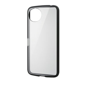 �G���R��(ELECOM) PM-S241TSLFCBK �u���b�N AQUOS wish4 TOUGH SLIM LITE �t���[���J���[ �X�g���b�v�z�[���V�[�g�t