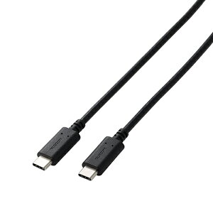 �G���R��(ELECOM) GM-CC20BK �u���b�N Hi-Speed USB�P�[�u�� USB Type-C TM - USB Type-C TM 2m