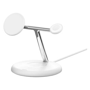 BELKIN WIZ023dqWH �z���C�g BOOST��CHARGE PRO Qi2 3-in-1 ���C�����X�[�d�X�^���h