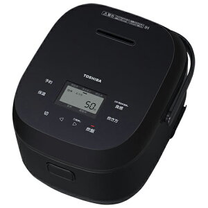 �y�����ۏؕt�z����(TOSHIBA) RC-10BHW-K �u���b�N IH���ъ� 5.5��