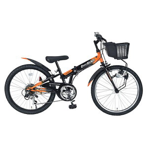 マイパラス(My pallas) MJ-822F-BK ブラック 折畳ジュニアMTB22・6SP・CIデッキ