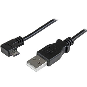 StarTech(�X�^�[�e�b�N) USBAUB1MRA �u���b�N L�^�E�����[�d&�����p Micro USB�P�[�u�� 1m