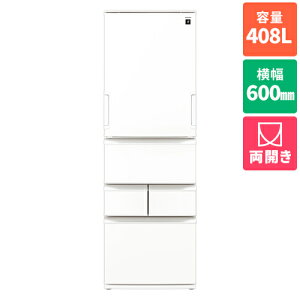 yWݒuzV[v(SHARP) SJ-XW41P-W(VL[}bgzCg) 5hA① ǂhA 408L 600mm