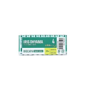 �A�C���X�I�[���}(Iris Ohyama) LR03Bbp/20S BIGCAPA basic+ �A���J�����d�r �P4�` 20�{�p�b�N