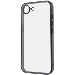 ray-out(レイ・アウト) RT-P50PFC2/BM ブラック iPhone 16e用 Like standard 精密設計 カメラ保護 衝撃吸収 バンパー メタリック TPUソフトケース