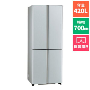 yWݒuzANA(AQUA) AQR-TZ42R(S)(TeVo[) Ⓚ① J 420L 700mm