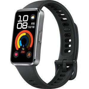 HUAWEI(�t�@�[�E�F�C) HUAWEI Band 10 Aluminum Edition �u���b�N �X�}�[�g�o���h �}�b�g 55020ELG