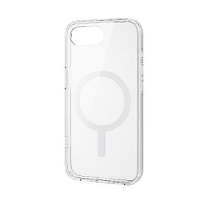 �G���R��(ELECOM) PM-A25SMAG02WH �z���C�g iPhone 16e �P�[�X �n�C�u���b�h �J�o�[ �Ռ��z�� �J���������Y�ی�݌v ���͋z�����C�����X�[�d�Ή�