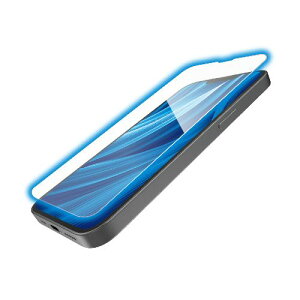 �G���R��(ELECOM) PM-A25SFLGOTBL iPhone 16e �K���X�t�B���� ������ �u���[���C�g�J�b�g Gorilla(R) ���^ �\�ʍd�x10H �ȒP�\��t���c�[���t