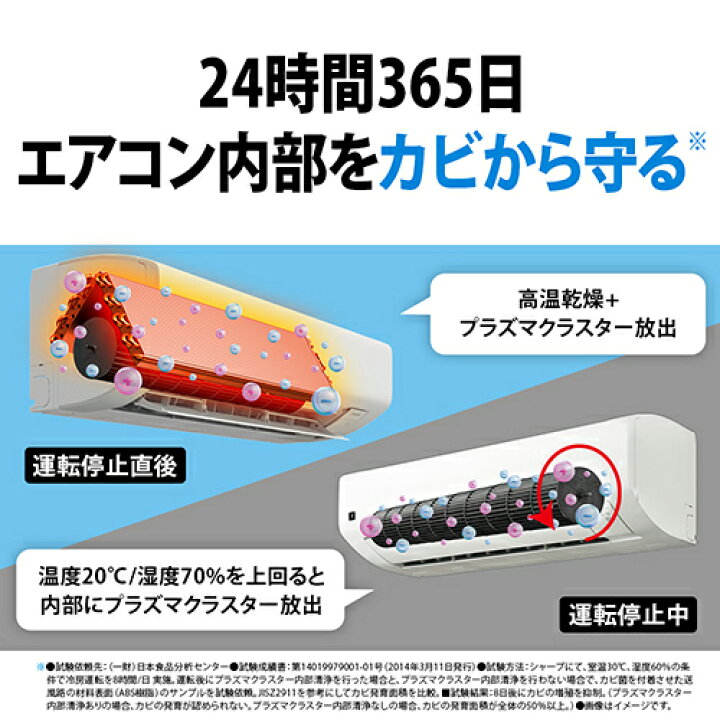 楽天市場】【標準工事費込】シャープ(SHARP) エアコン 6畳用 2.2kW 
