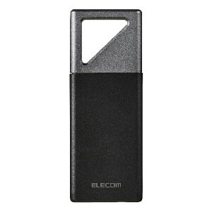 GR(ELECOM) ESD-EHB1000GBK(ubN) SSD Ot 1TB USB3.2 Gen2x2 Ǎő1700MB/b |[^uSSD Type-Cڑ  ϏՌ IP55 ho/hH