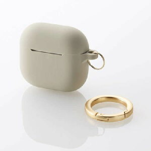 GR(ELECOM) AVA-AP06SCJGB O[W AirPods 4 p &me VRP[X jAXJ[