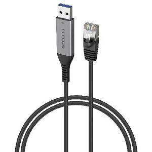 GR(ELECOM) LD-AL1G20BK ubN USB-A LLANϊP[u 1GbpsΉ 2m hCosv Gigabit C[Tlbg m[gPC/Nintendo Switch