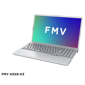 富士通(FUJITSU) FMV Note A FMVA500K3S 15.6型 Win11Home Ryzen5 メモリ16GB SSD256GB OfficeH&B2024 ノートパソコン ファインシルバー A500-K3