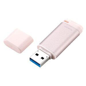 �G���R��(ELECOM) MF-RCU3064GPK �s���N USB������ 64GB �L���b�v�� USB 3.2 Gen1 �ǂݍ��ݍő�150MB/s �Í���AES256 �f�[�^�ی�\�t�g�Ή�
