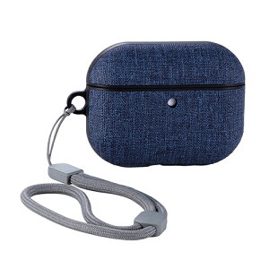 �G���R��(ELECOM) AVA-AP07CCNV �l�C�r�[ AirPods Pro 3 �P�[�X MagSafe�Ή� �t�@�u���b�N�� TPU �ϏՌ� �X�g���b�v�t �����h�~