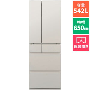 �y�W���ݒu�������z�p�i�\�j�b�N(Panasonic) NR-F54EY3-C �}�b�g���C�g�x�[�W�� 6�h�A�①�� �ω��J�� 542L ��650mm