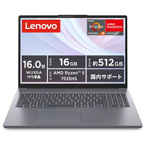 Lenovo(���m�{) 83K8007GJP Lenovo IdeaPad Slim 3 Gen 10 16�^ Ryzen 5 WinHome ������16GB SSD512GB �m�[�g�p�\�R��