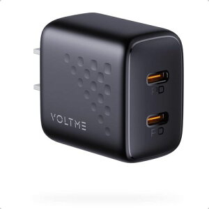 �{���g�~�[(VOLTME) V2086 �u���b�N USB�}���[�d�� Revo 20 Duo Lite USB PD �p���[�f���o���[ �Ή� 20W USB-C×2�|�[�g