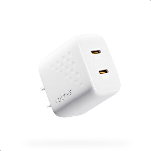 �{���g�~�[(VOLTME) V2089 �z���C�g USB�}���[�d�� Revo 35 Duo Lite USB PD �p���[�f���o���[ �Ή� 35W USB-C×2�|�[�g