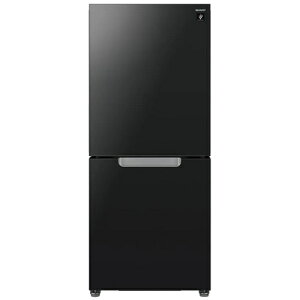 �y�ݒu�{���T�C�N���{�����ۏ؁z�V���[�v(SHARP) SJ-GD15R-B �s���A�u���b�N PLAINLY 2�h�A �v���Y�}�N���X�^�[�①�� 152L ��495mm