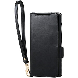 �G���R��(ELECOM) PM-G261PLFY4BK �u���b�N Galaxy S26 SC-51G �P�[�X �蒠�^ �}�O�l�b�g �t���b�v �Ռ��z�� �X�^���h�@�\�t �n���h�X�g���b�v�t