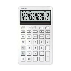 CASIO(�J�V�I) JF-M200-WE-N �V���L�[�z���C�g �d�� �W���X�g�T�C�Y 12�� �Ōv�Z ���[�g ���Ԍv�Z �G�R�}�[�N�F��