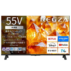 �y�����ۏؕt�zREGZA(���O�U) 55E350S 55V�^ 4K�t���e���r ���O�U E3 series