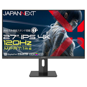 �y�����ۏؕt�z�W���p���l�N�X�g(JAPANNEXT) JN-IPS27G120U2-HSP 27�^ IPS�p�l�� 4K UHD�𑜓x 3840×2160 �Q�[�~���O���j�^�[ �f�B�X�v���C