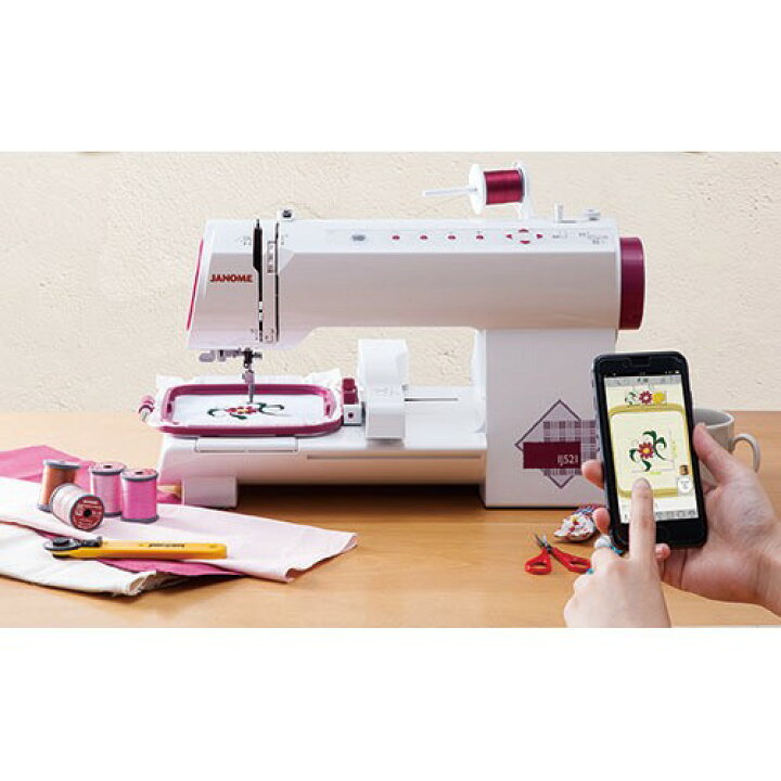 楽天市場】ジャノメ janome IJ521 スマートミシン 刺繍ミシン IJ521 