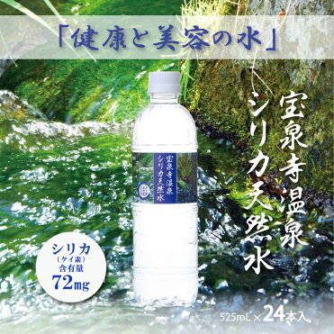 エックスワン セレブ 宝泉寺温泉 シリカ水 シリカウォーター 525ml 24本入 ケイ素水 シリカ天然水 シリカ 天然水 ミネラルウォーター 飲むシリカ 健康 美容 24本 Room 欲しい に出会える