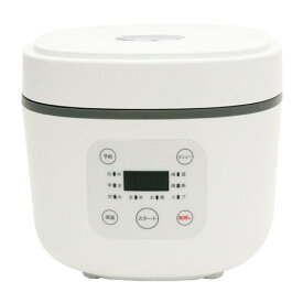 炊飯器 コンパクトライスクッカー 3合炊き ホワイト HK-CRC03WH 炊飯ジャー マイコン マイコン式 3合 シンプル HIRO『送料無料（一部地域除く）』