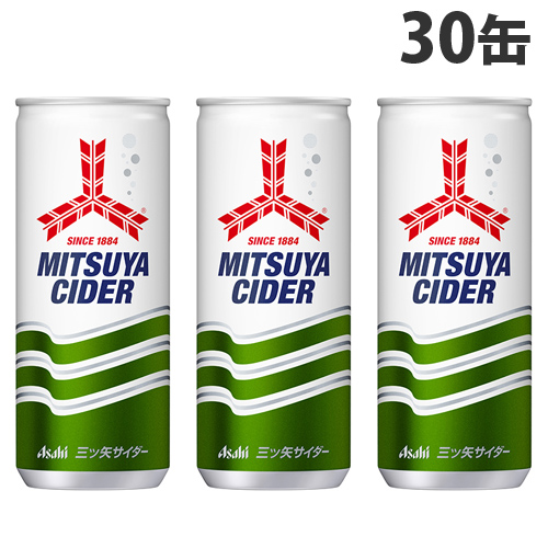 国民的炭酸飲料 アサヒ 購入 三ツ矢サイダー 250ml×30缶 缶 ソーダ ジュース サイダー 炭酸 初回限定