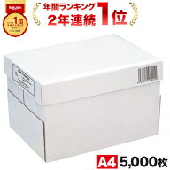 コピー用紙 A4 5000枚 高白色（500枚×10冊） 印刷用紙 白紙 用紙 A4サイズ PPC用紙 OA用紙『送料無料（…