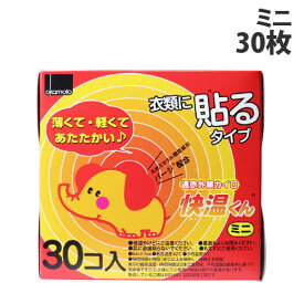 カイロ 貼る ミニ 30枚入 オカモト 快温くん