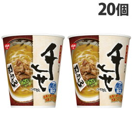 『賞味期限：24.06.15』日清食品 千とせ 肉うどん 73g×20個