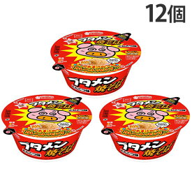 『賞味期限：25.10.14』ブタメン焼そば おまけのカレー味トッピング付き 105g 12個 エースコック