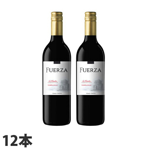 『スペイン直輸入』 フエルザ・ティント 赤 ワイン Fuerza Vino 750ml×12本<br>『送料無料（一部地域除く）』