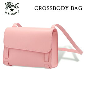 IL BISONTE イルビゾンテ ショルダーバッグ BCR255 クロスボディバッグ PV0039 レディースバッグ STUFA CROSSBODY BAG 本革 レザーバッグ『送料無料（一部地域除く）』