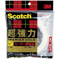 スリーエム 超強力両面テープ プレミアゴールドスーパー SPS-19 19mm×4m