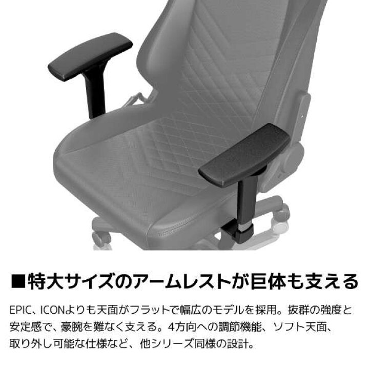 楽天市場】noblechairs ゲーミングチェア HERO ブルー NBL-HRO-PU-BBL 