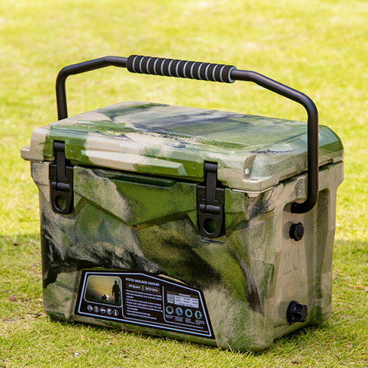 楽天市場】アイスランド クーラーボックス 20QT(18.9L) アーミーカモ 