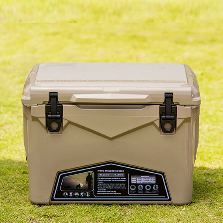 楽天市場】アイスランド クーラーボックス 35QT(33.1L) サンド / Sand 