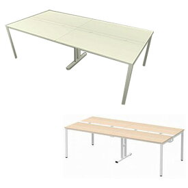 Garage フリーアドレスデスク 多人数用デスク MP-2412SS 幅240cm【代引不可】【送料無料（一部地域除く）】
