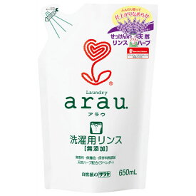 サラヤ 洗濯用リンス仕上げ arau 650ml 詰替え用