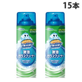 ジョンソン スクラビングバブル 激泡ガラスクリーナー 480ml×15本【送料無料（一部地域除く）】