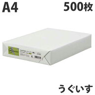 スマートバリュー マルチカラーペーパー 厚口 A4 うぐいす 500枚